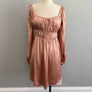 Lush Gathered Mini Dress Size‎ Medium